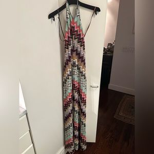 Missoni NWT long halter dress